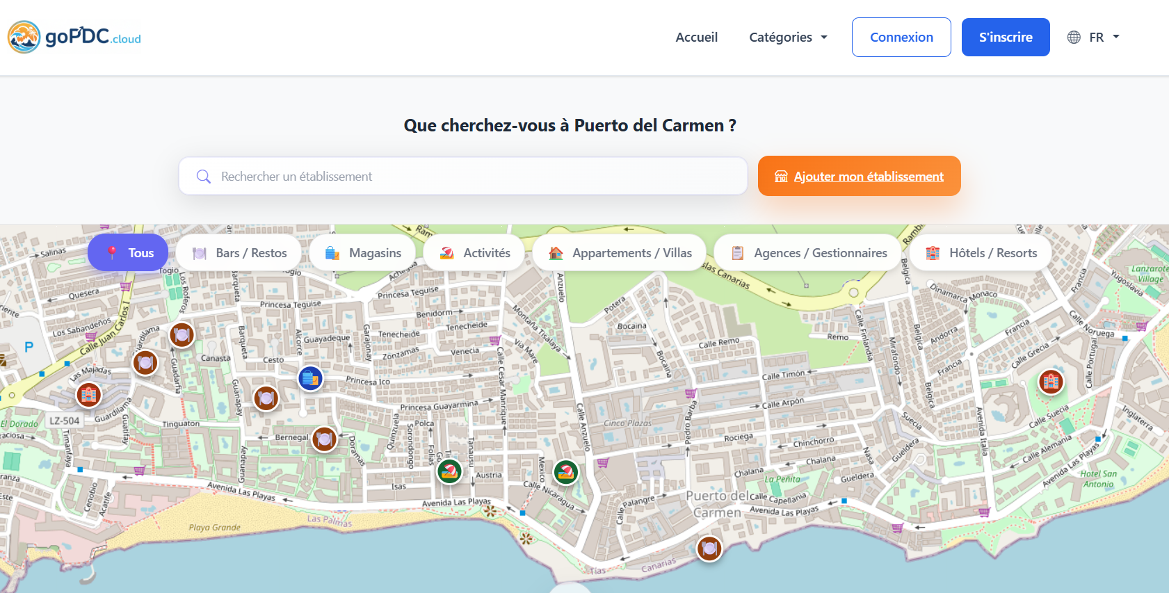 GoPDC.cloud — Que cherchez-vous à Puerto del Carmen ?